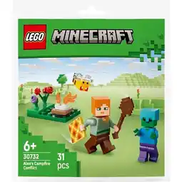 Trekpleister LEGO Minecraft 30732 Alex' Kampvuurconflict aanbieding