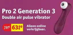 Kruidvat Satisfyer Pro 2 Generation 3 Double air pulse vibrator aanbieding
