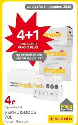 Praxis Praxis verhuisdoos aanbieding