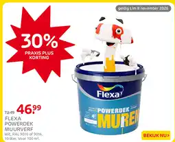 Praxis Flexa Powerdek Muurverf aanbieding