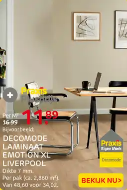 Praxis Decomode laminaat emotion xl liverpool aanbieding