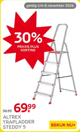 Praxis Altrex trapladder steddy 5 aanbieding