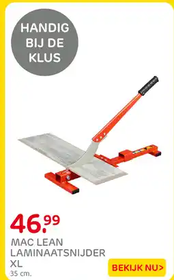 Praxis Mac lean laminaatsnijder XL aanbieding