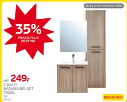 Praxis T-bath badmeubelset tadel aanbieding