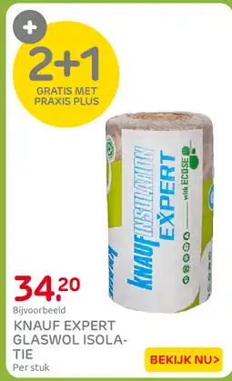 Praxis Knauf expert glaswol isolatie aanbieding