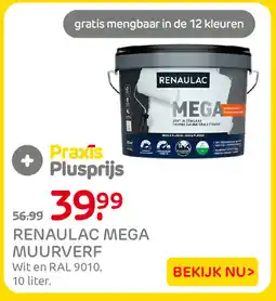Praxis renaulac mega muurverf aanbieding