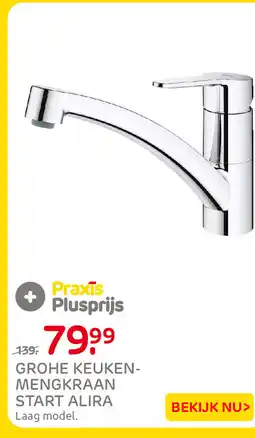 Praxis Grohe keuken mengkraan start alira aanbieding