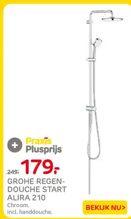 Praxis Grohe regen douche start Alira 210 aanbieding