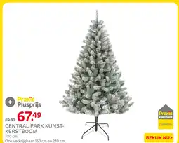 Praxis Central Park kunstkerstboom aanbieding