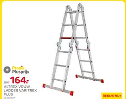 Praxis Altrex vouw-ladder varitrex plus aanbieding