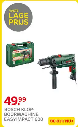 Praxis Bosch klopboormachine easyimpact 600 aanbieding