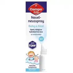 Trekpleister Dampo Kids Baby & Kind Nevelneusspray aanbieding