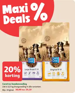 Maxi Zoo CaroCroc hondenvoeding aanbieding