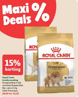 Maxi Zoo Royal Canin hondenvoeding aanbieding