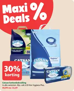 Maxi Zoo Catsan kattenbakvulling aanbieding
