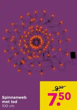 Xenos Spinnenweb met led aanbieding