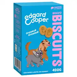Zooplus Edgard & Cooper Adult Biscuits voor Honden - Zalm & Kip (400 g) aanbieding