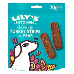 Zooplus 70g Strips met Kalkoen Lily's Kitchen Snack voor Honden aanbieding