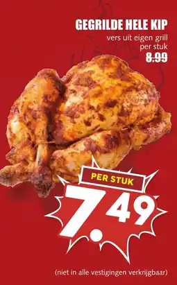 De Boerenschuur gegrilde hele kip aanbieding