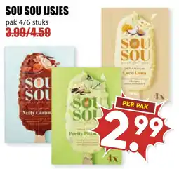 De Boerenschuur sou sou ijsjes aanbieding
