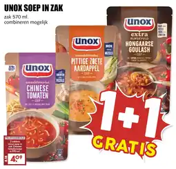 De Boerenschuur unox soep in zak aanbieding