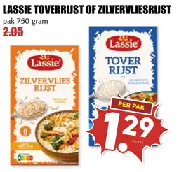 De Boerenschuur Lassie toverrijst of zilvervliesrijst aanbieding