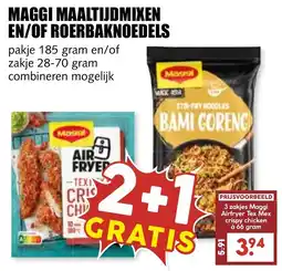 De Boerenschuur Maggi maaltijdmixen en/of roerbaknoedels aanbieding