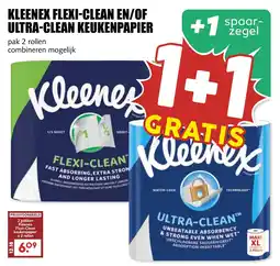 De Boerenschuur Kleenex flexi-clean en/of ultra-clean keukenpapier aanbieding