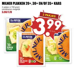 De Boerenschuur milner plakken 20+, 30+ en/of 35+ kaas aanbieding