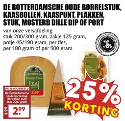 De Boerenschuur de rotterdamsche oude borrelstuk, kaasbollen, kaaspunt, plakken, stuk, mosterd dille dip of port aanbieding