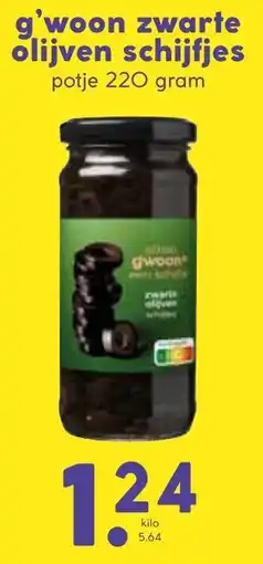 De Boerenschuur g'woon zwarte olijven schijfjes aanbieding