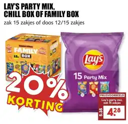 De Boerenschuur Lay's party mix aanbieding
