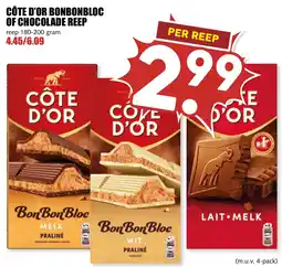 De Boerenschuur Côte d'Or BonBonBloc of chocolade reep aanbieding