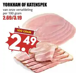 De Boerenschuur yorkham of katenspek aanbieding