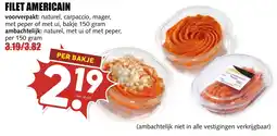 De Boerenschuur filet americain aanbieding