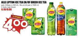 De Boerenschuur Lipton ice tea en/of green ice tea aanbieding