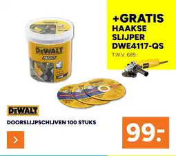 BOUWMAAT DeWalt Doorslijpschijven aanbieding