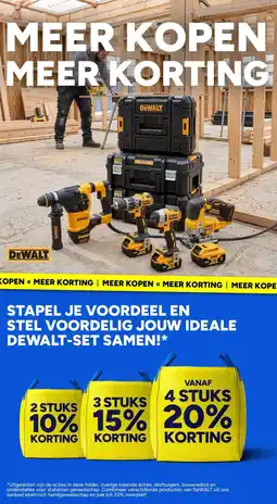 BOUWMAAT DeWalt aanbieding