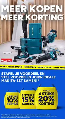 BOUWMAAT makita aanbieding