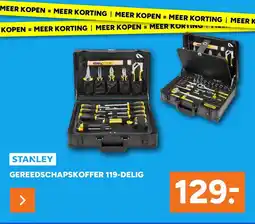 BOUWMAAT Stanley Gereedschapskoffer aanbieding
