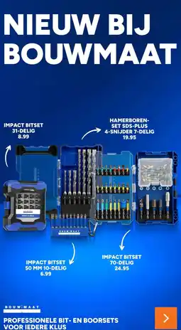 BOUWMAAT bouwmaat impact bitset 31-delig aanbieding