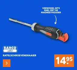 BOUWMAAT Bahco Ratelschroevendraaier aanbieding