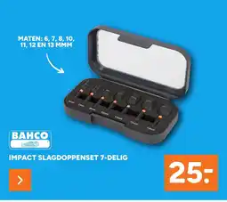 BOUWMAAT Bahco Impact Slagdoppenset aanbieding