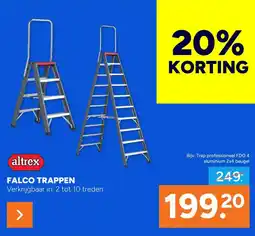 BOUWMAAT altrex falco trappen aanbieding