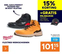BOUWMAAT Milwaukee Flextred Werkschoenen aanbieding