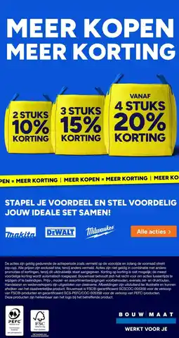 BOUWMAAT makita aanbieding