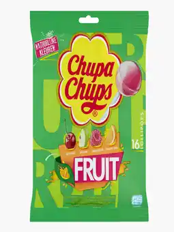 Flink Chupa Chups Fruit lolly's aanbieding