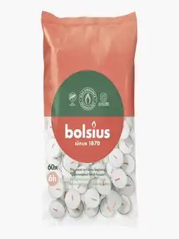 Flink Bolsius waxinelichtjes 60st aanbieding