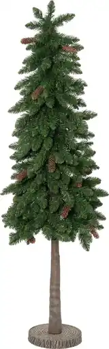 Intratuin Intratuin kunstkerstboom Malmo op voet met 100 lampjes warm wit D 22 H 165 cm aanbieding