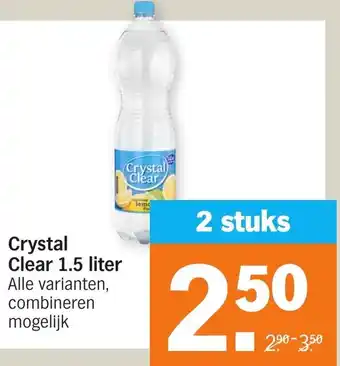 Albert Heijn Crystal Clear 1.5L aanbieding